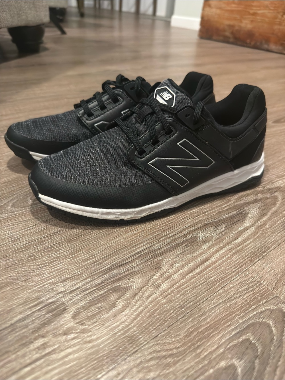 New Balance Womens Fresh Foam Links SL Golf Shoes - Black